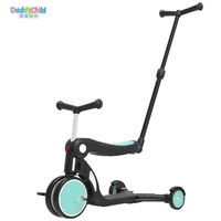 

5 in 1 multi function toddler baby child kick scooter with seat 4 wheel