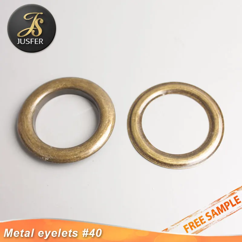 bronze eyelets