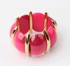 Elastic Stretch Candy Color Resin Beads Bracelet Bangle Boho Acrylic Bead Bangle