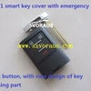 Ca 3+1 smart key remote cover case shell ( Trunk button, with new design of key releasing part)