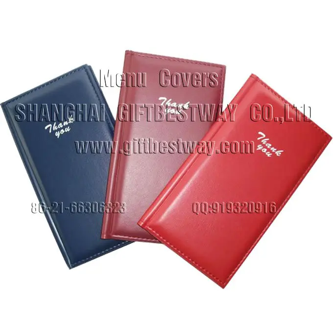 Fashion Cheap Free Sample Cheque Holder Check Presenter Bill Folder