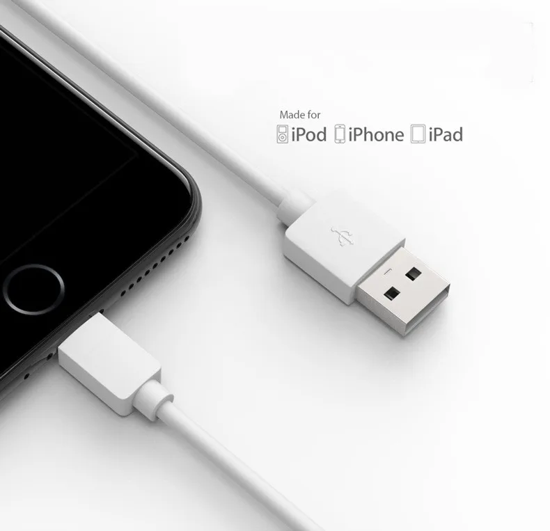 Pvc For Iphone Cable Charger High Quality Usb Data Line 2.0 Charging Usb Cable For Apple