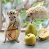 DIY Diamond Painting Animals Cross Stitch Hedgehog And Pear 5D Full Square Round Drill Decoration Home Diamond Embroidery