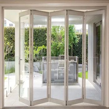 White Frame Balcony Exterior Bifold Door,Folding Door - Buy Bifold Door ...