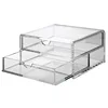Functional 2-drawer Acrylic Cosmetic Makeup Jewelry Accessory Organizer