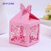Wholesale custom creative Hollow Out Laser Cut Favor cut Candy Box