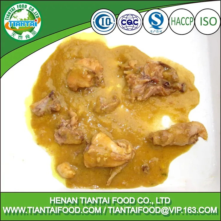 wholesale goods from china best quality canned curry chicken