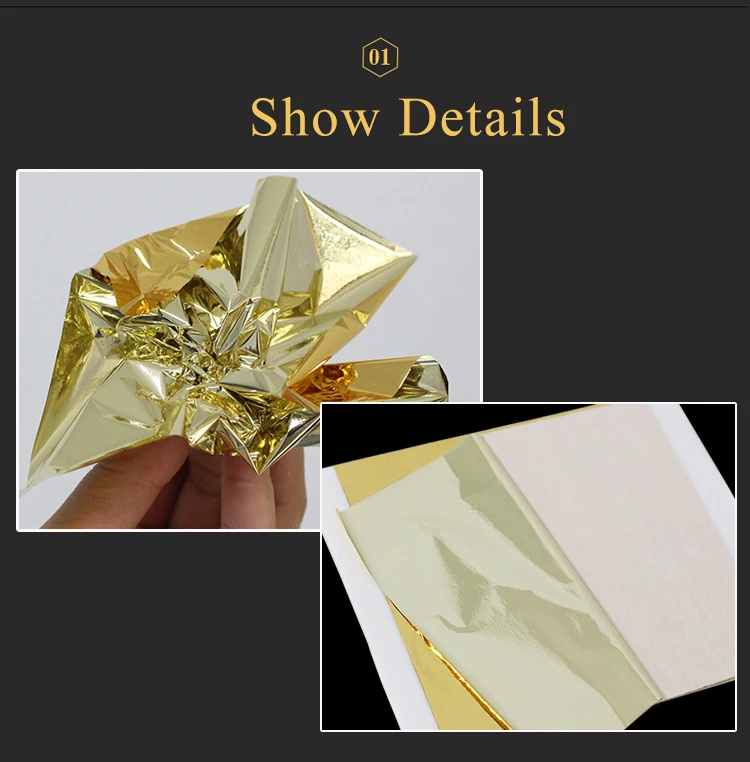 200 Sheets Silver Leaf Sheets, Silver Leaf Foil Paper, Silver Foil