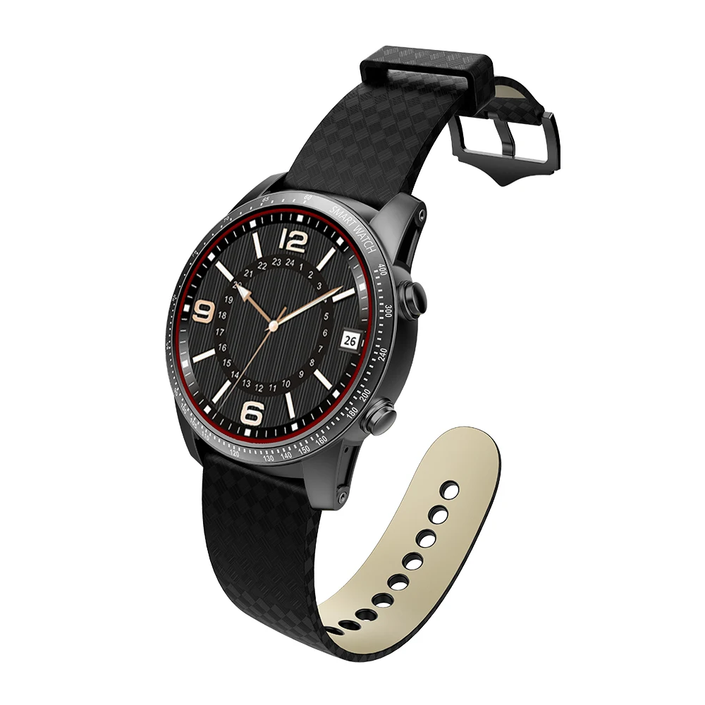 

Wholesale Kingwear MTK6580 GPS WIFI Smart Watch Android KW99 Pro Luxury Leather Straps Business Smartwatch 2019, Black