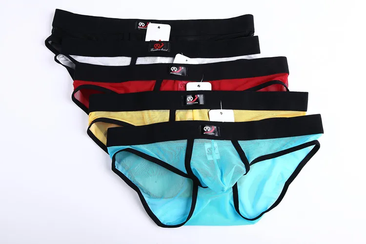 Wangjiang Brand Name Boxer Briefs Sexy Men Transparent Men Underwear ...
