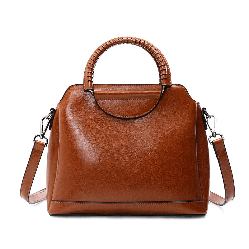 

High Quality Genuine Leather Women Leather Messenger Bags Shoulder Bag for GirlFashion Small Crossbody Handbags Bags, Brown,black,pink
