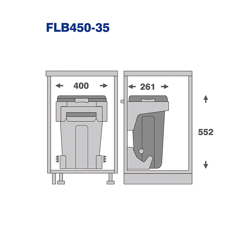 For Home Tilt Out Trash Can Kitchen Flip Down Waste Bin Buy Flip Down