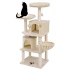 Eco Friendly Indoor Sisal Large Cat Scratching Pole Tree House