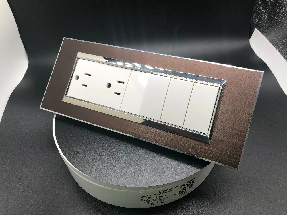 Dually Double Outlet Us Standard Sockets And Wall Switches Dual Wall