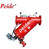 Heating system self cleaning filter