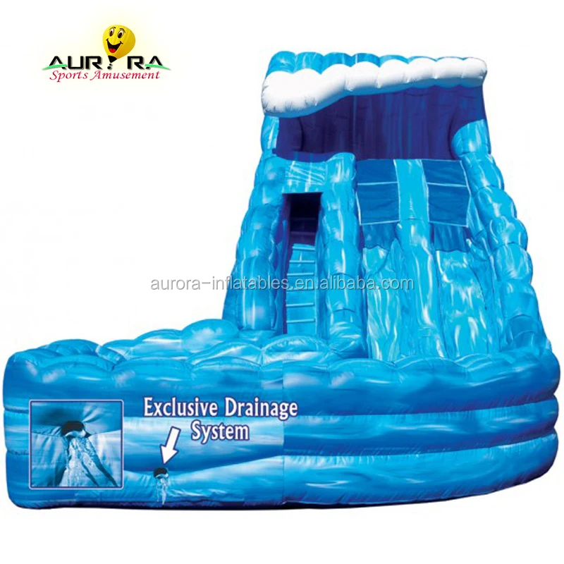 

New finished inflatable floating water slide with lower Factory price, Customized