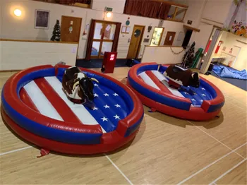 bucking bronco pool float