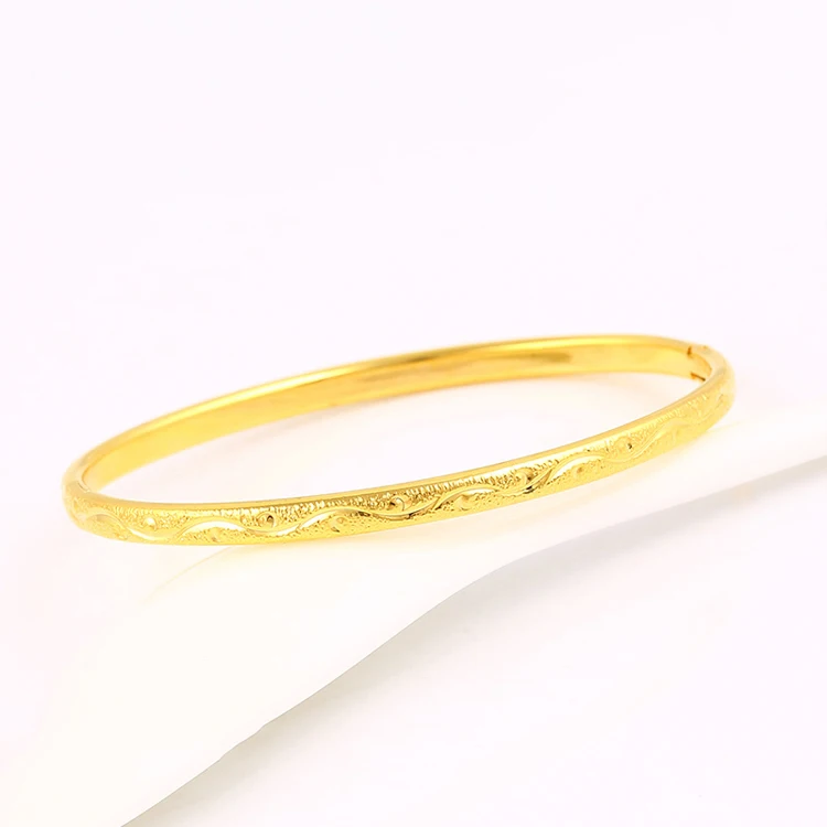

xuping jewelry brass gold plated bangle bracelet for women