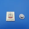 Promotional UAE Rectangle shaped metal soft enamel eagle design magnetic pin