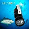 New Professional Scuba diving flashlight depth 100 meter diving light ARCHON WG46