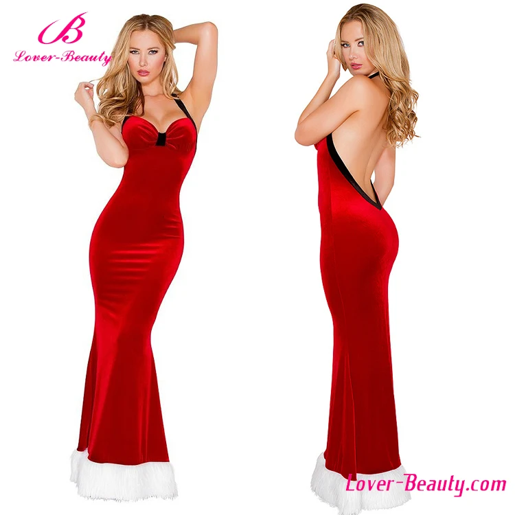 

Factory price charming long dress Red women Christmas party dresses 2016