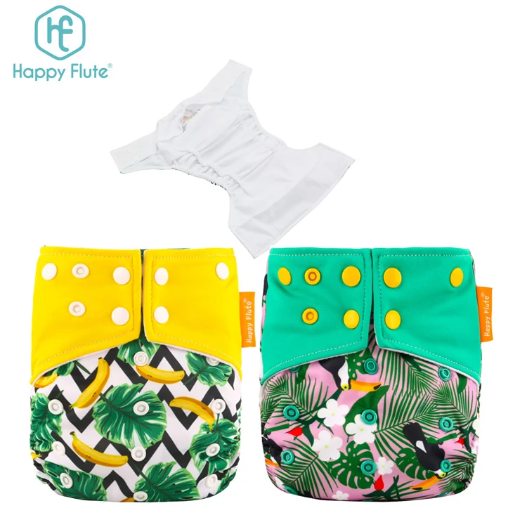 

Happyflute new designs baby pocket diaper reusable nice baby diaper sweet baby girl diaper nappy, Many colors