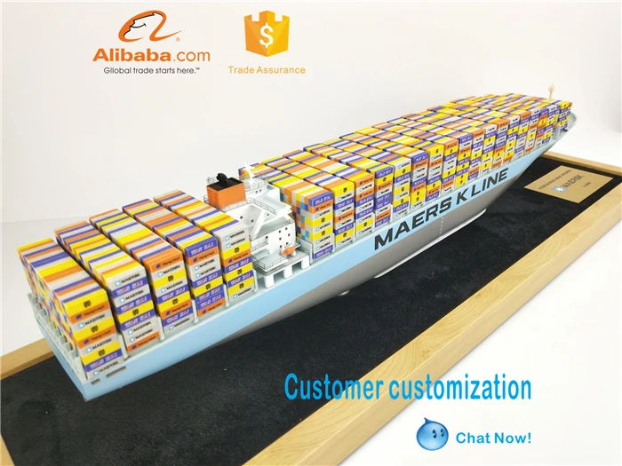 model container ship 60cm model ships made in china plastic shipping container model