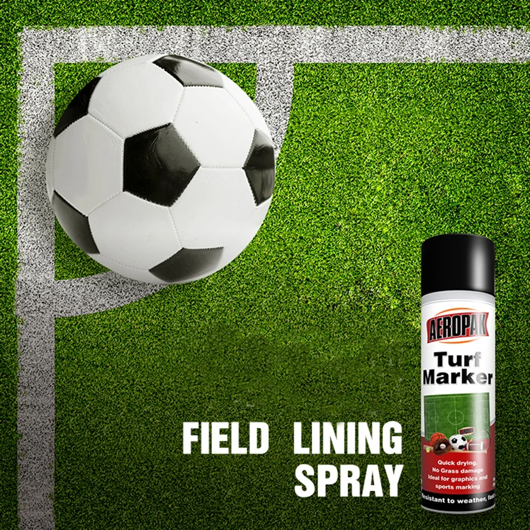 Aeropak Cheap Color Grass Turf Field Line Lawn Marking Spray Paint for sports