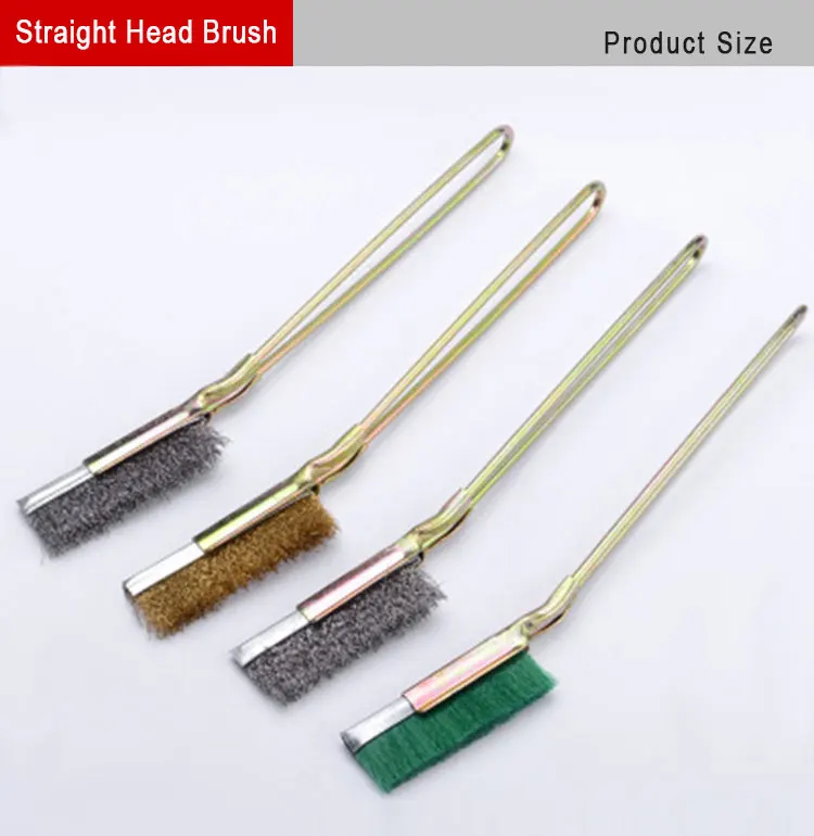 Cleaning And Polishing Stainless Steel Wire Brush Mini Copper/nylon