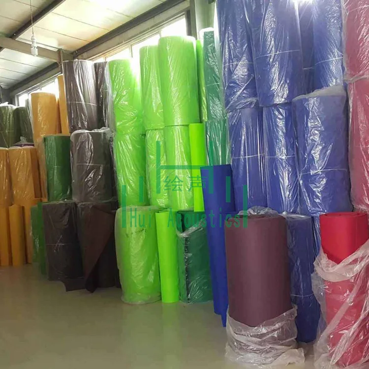 Sound Absorbing Fabric Decorative Wall Covering Fabric Acoustic Fabric