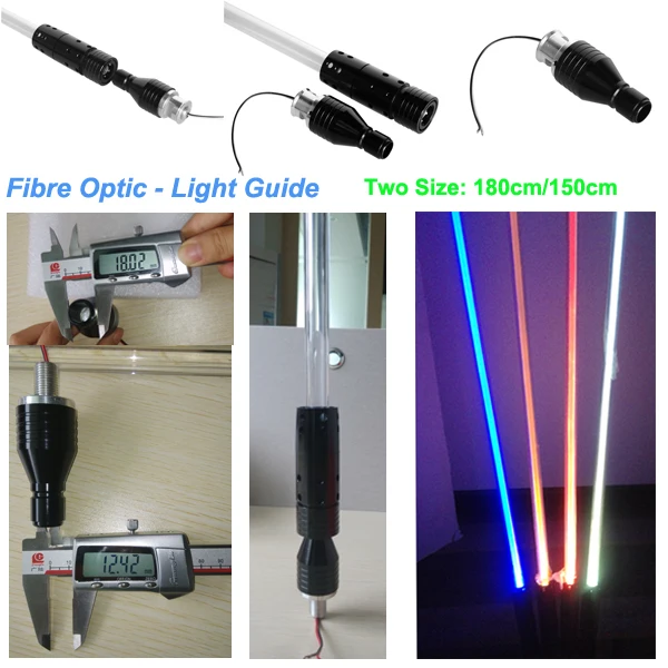 LED Optic Fiber Light 9w Waterproof Quick Release Safety Flag for Car Boat Marine