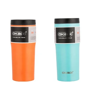 Image of Popular products 2019 coffee mugs custom logo stainless steel thermos travel water tumbler