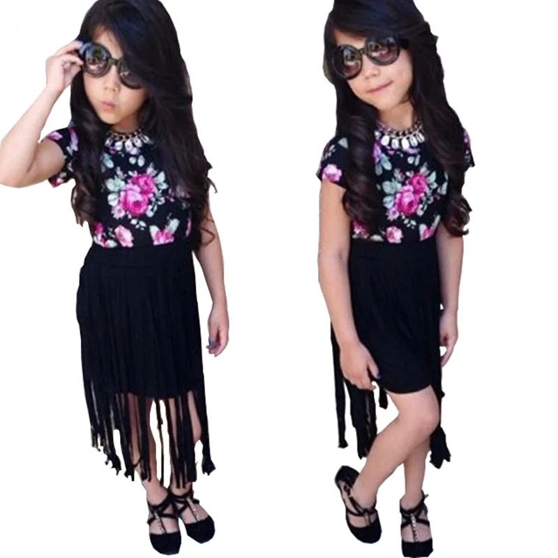 21 New Fashion Girls Dresses Dresses Two Piece Children S T Shirts And Jeans Sets Kids Cotton Sets Buy Fashion Children 18 Dress Frock Design For Baby Girl Clothes Girl Product On Alibaba Com