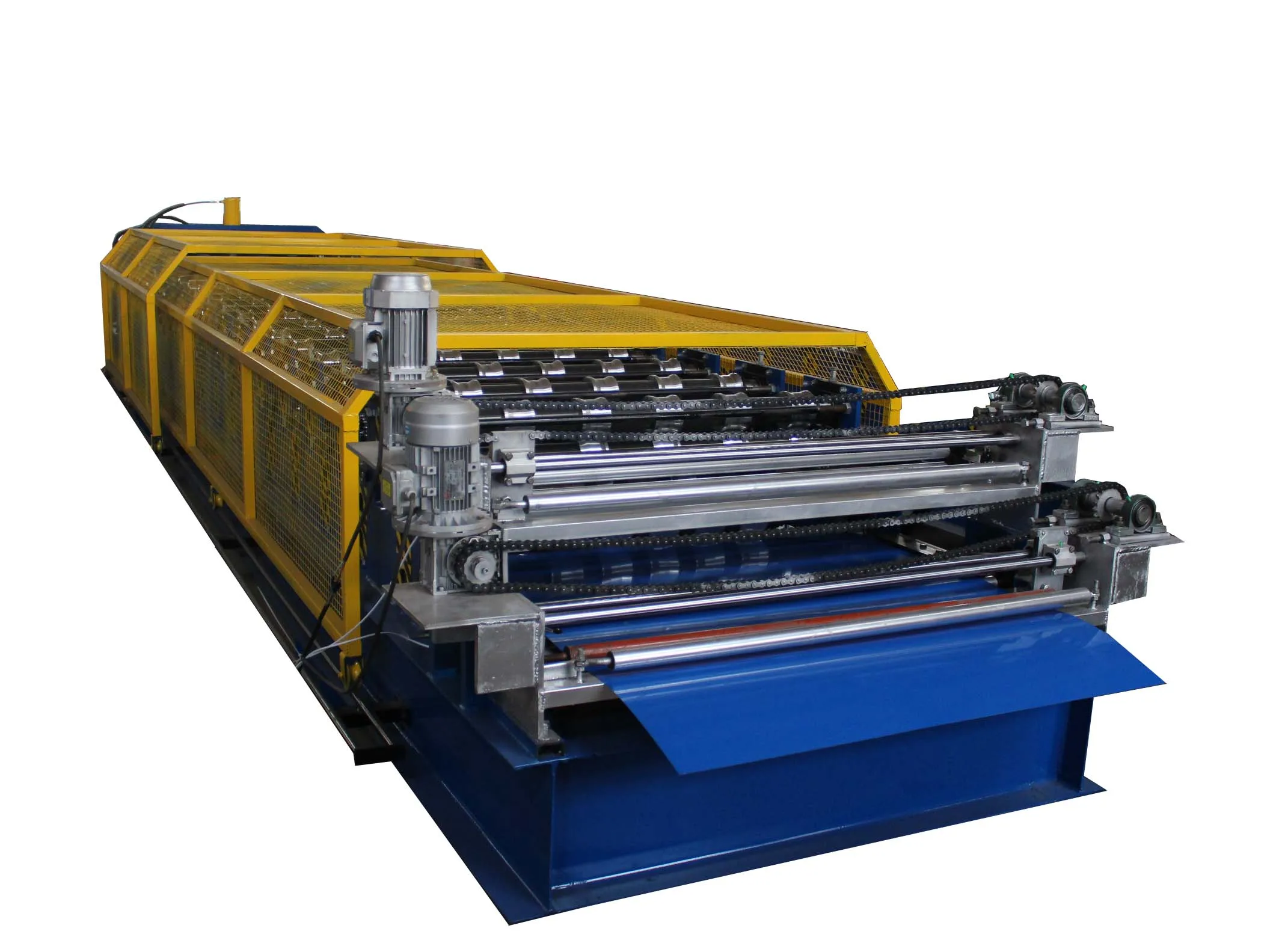 
Botou City Willing Hungary IBR and Glazed Tile Double Layer Roof Panel Roll Forming Machine 