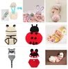 fashion Handmade crochet knit bikini infant beanie hats underpants set Handmade baby knitted cap with funky