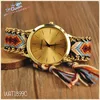 2015 Hot custom made dials chain woven thread weave watch wrist watch WAT1899C