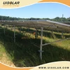 Ground screw foundation solar mounting structure/solar brackets for commercial solar plant