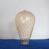 Hand Made Glaze Stripes Screw Glass Light Bulb Covers