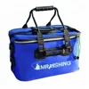Manufacturers wholesale 2017 canvas fishing bucket fishing gear folding water tank wire bracket outdoor leisure fishing supplies