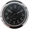 36.6mm motorcycle clock insert mounted on motorcyle handlebar clock chrome plating aluminum billet mount waterproof clock insert