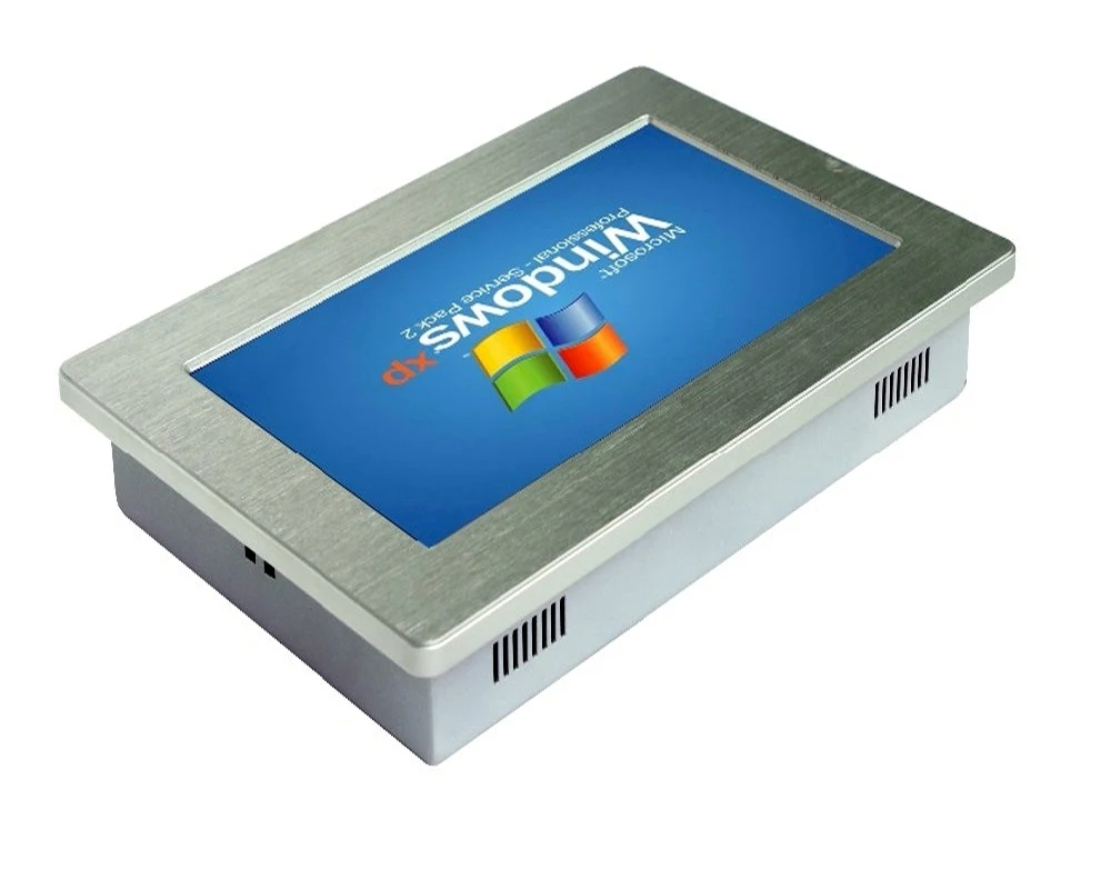 

New 10.1 inch Touch screen Aluminum Embedded WIN7 Industrial Panel PC with 2 USB and 2 COM