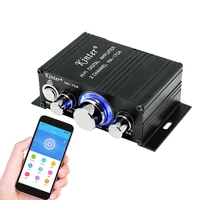 

kinter MA-170A New model hifi class ab motorcycle car stereo amplifier with bluetooths Treble Bass/Can control by phone APP