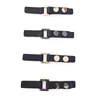 black classic leather toggle button uk style metal toggle buckle