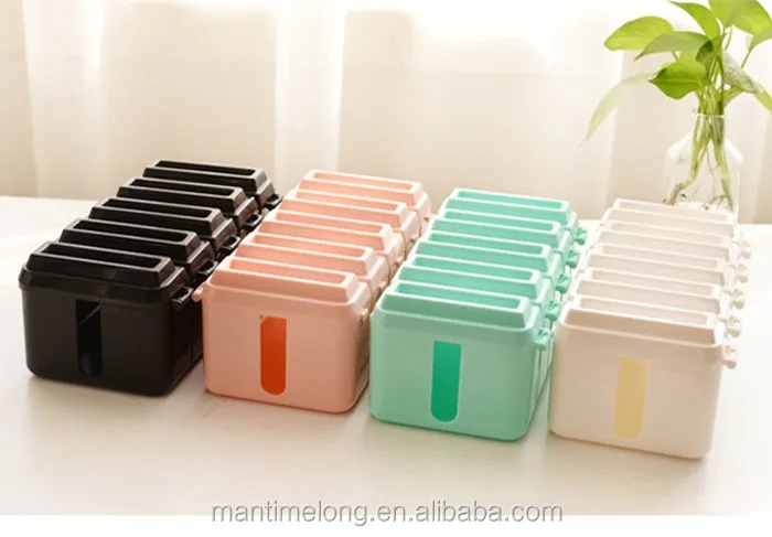 
Creative Type Home Office Organizer Power Socket Computer Electrical Wire Storage Box Plastic Container Ultralarge 