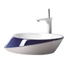 New Developed Above Counter Slim Edge Bathroom Ceramic Mini Wash Basin