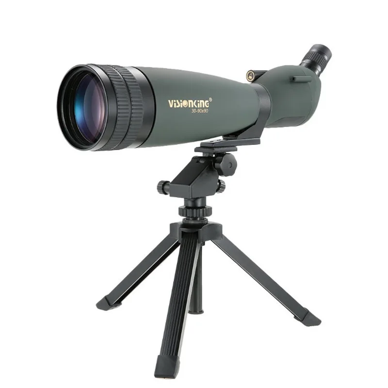 

Visionking 30-90x90 Waterproof Spotting Scope Zoom Spotting Scope Full Multicoated Birdwatching Monocular Telescope With Tripod