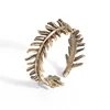 New Arrival Zinc Alloy Leaf Rings Open-end Ring For Women 3 Colors Vintage Statement Rings 2017 Fashion Jewelry