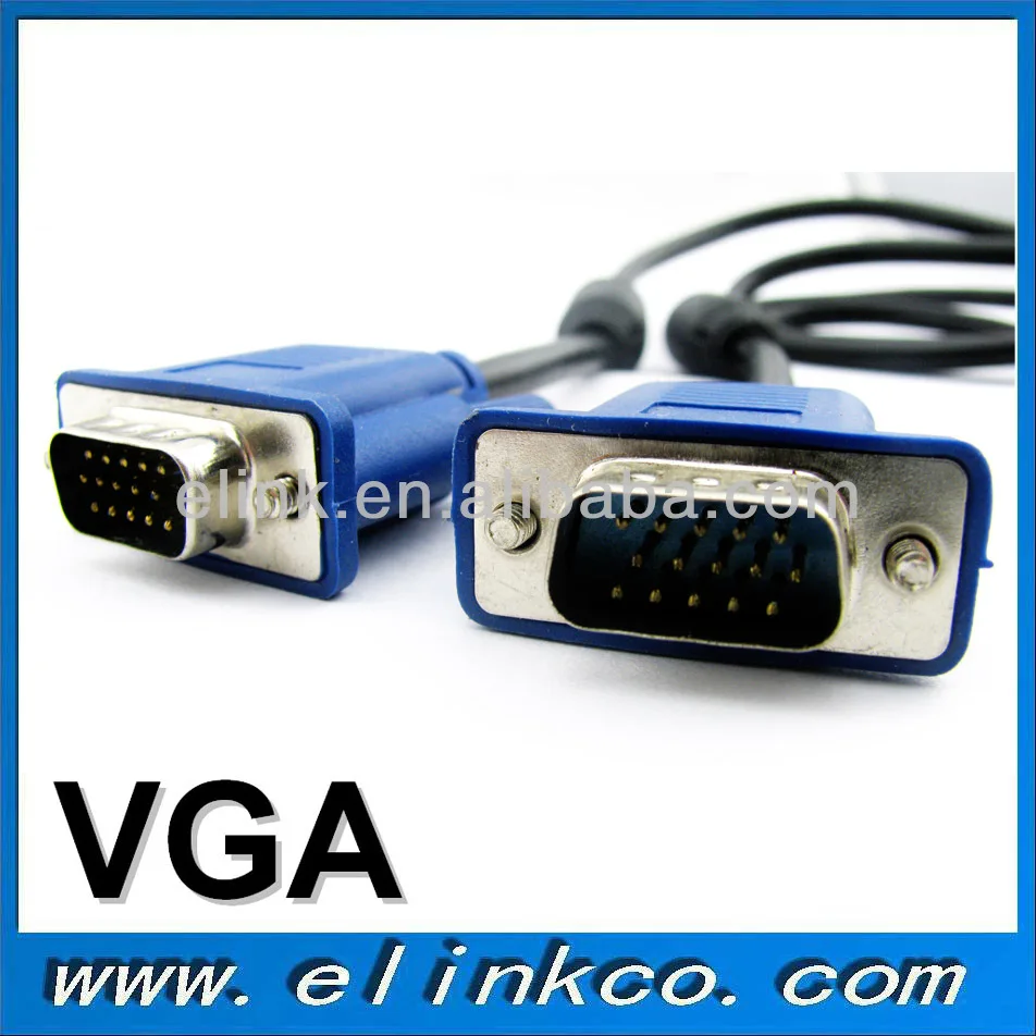 US Seller 25 Feet Cable N Wireless Blue Series HD15-Pin SVGA VGA Monitor MM Male To Male Extension Cable for TV Computer Monitor 