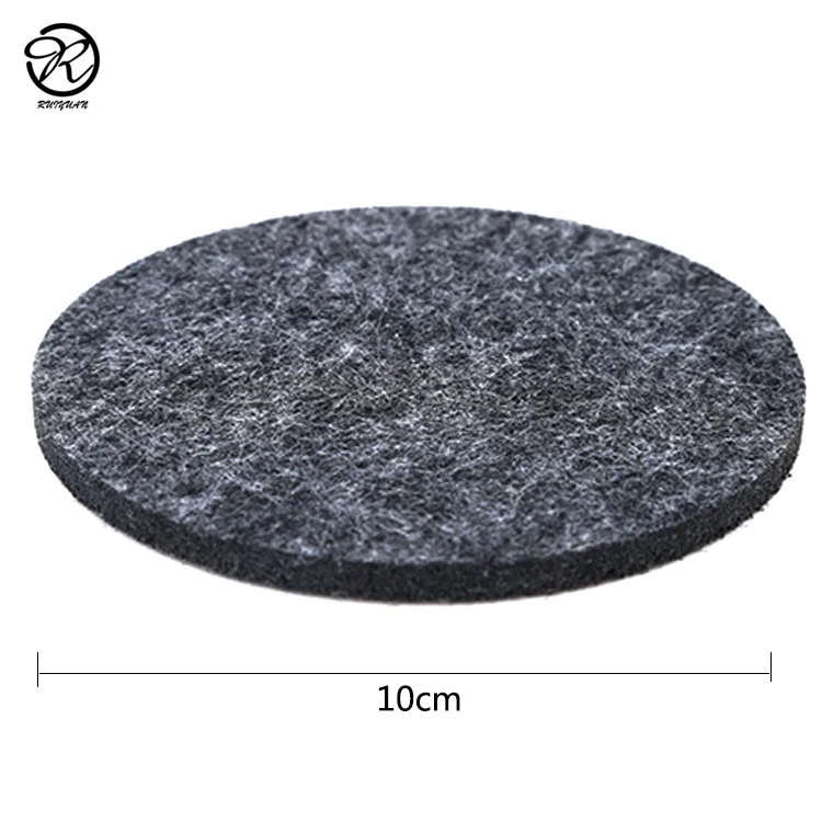 
drink glass coaster craft felt cup coaster promotion glass 8 pcs set round coaster felt 