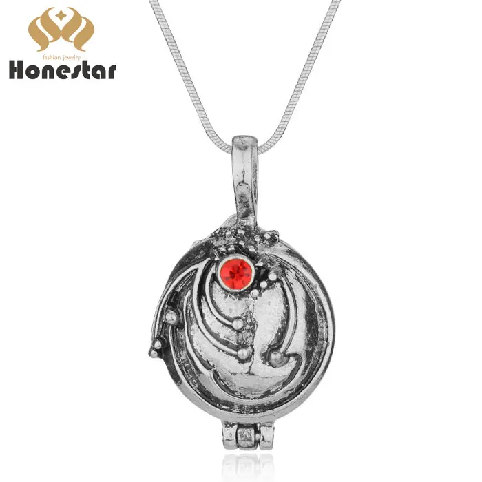 

Movie Jewelry Vampire Diaries Antique Silver Alloy Necklace, As pic